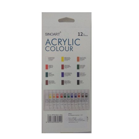 Σέτ ακρυλικά 12ml 12 τεμαχίων - Sinoart